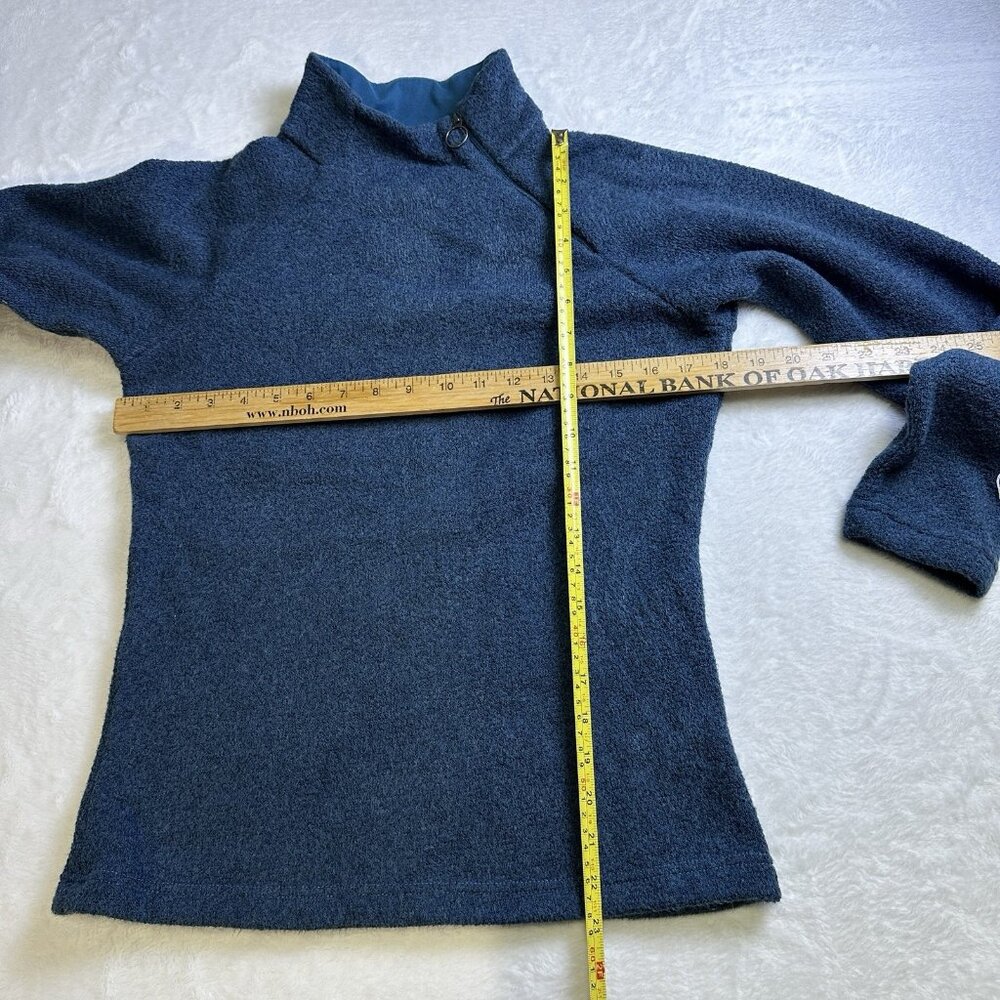 Kuhl Womens Small Blue Quarter Zip Fleece Pullover Sweater Outdoor Hiking - Picture 7 of 8